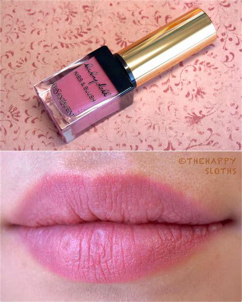 kiss and blush ysl swatches